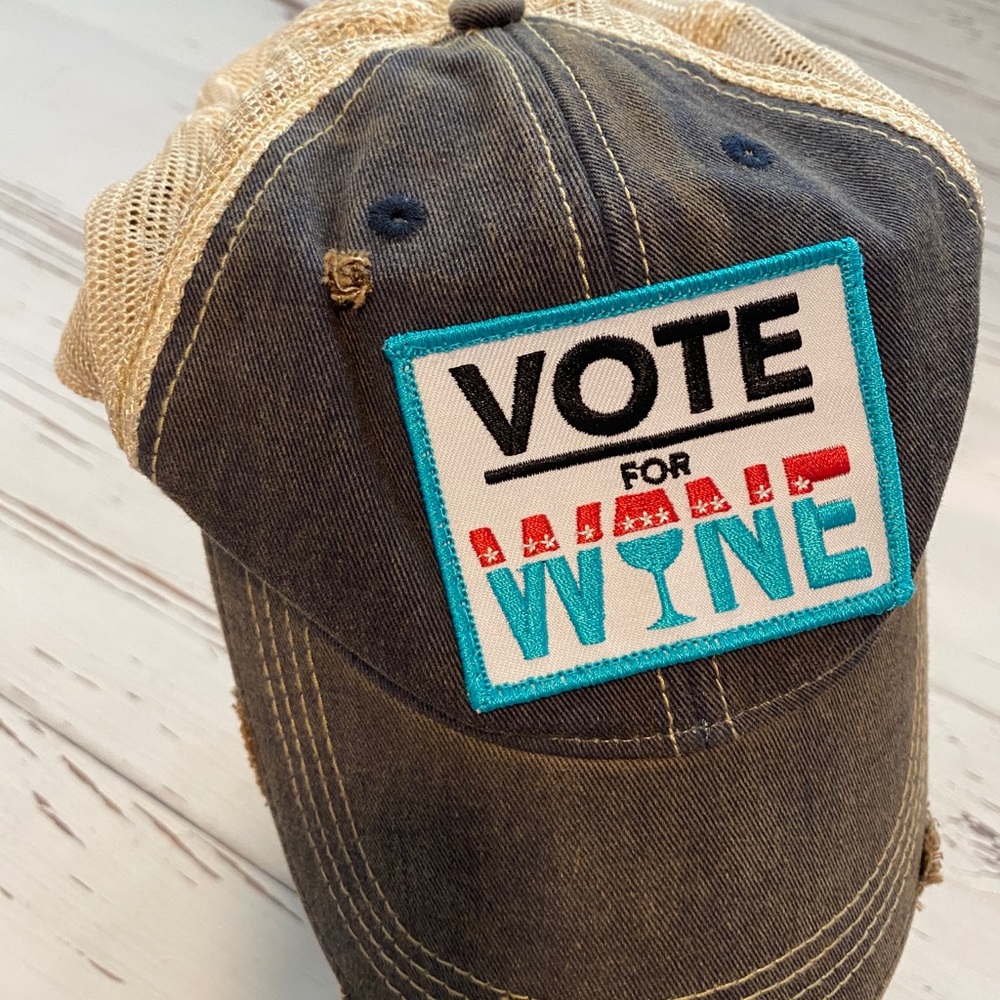 Vote for Wine baseball hat - Judith March